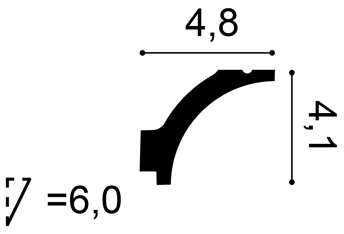 Orac Decor C260 mennyezeti elem