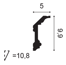 Orac Decor C321F mennyezeti elem
