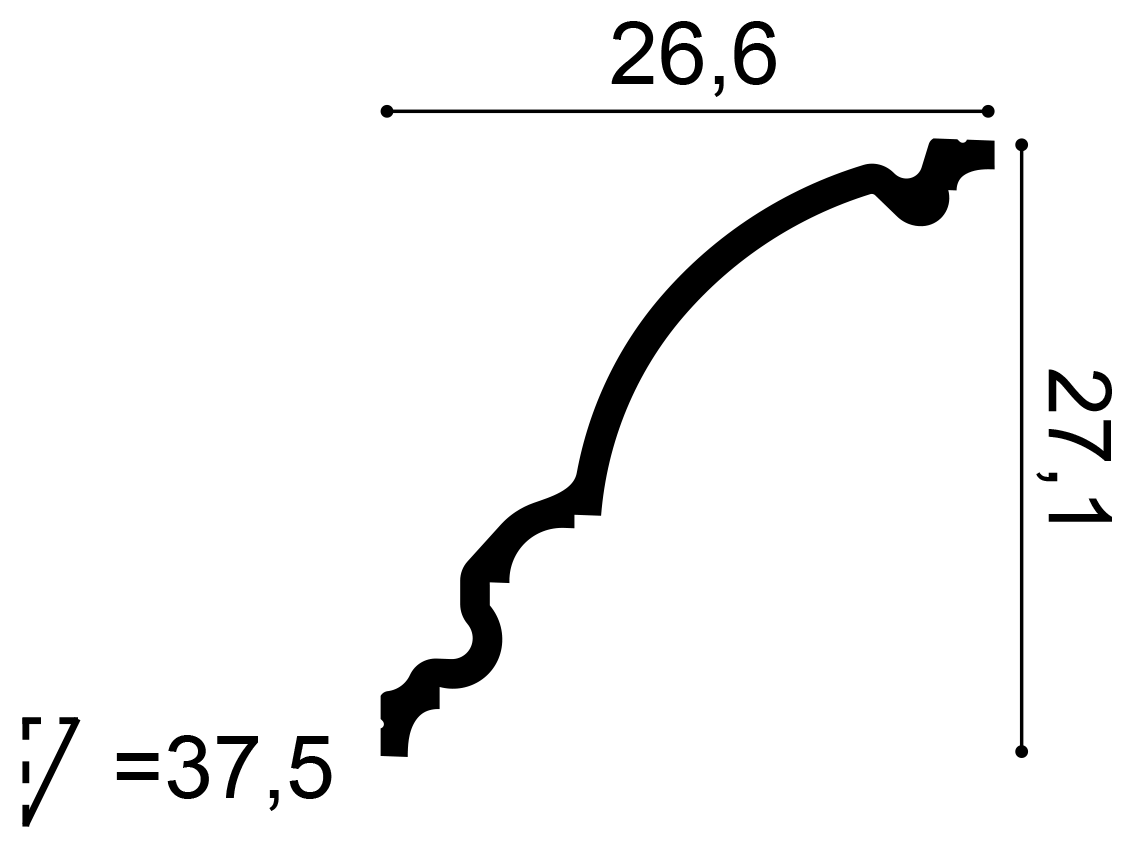 Orac Decor C336 mennyezeti elem