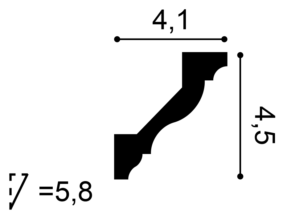 Orac Decor CX110F mennyezeti elem