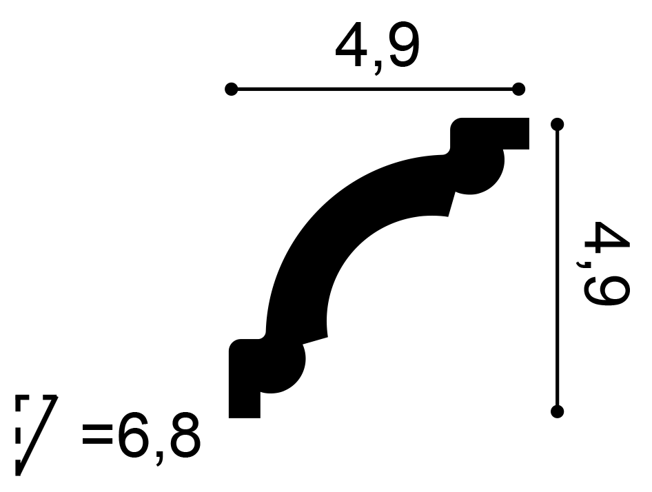 Orac Decor CX124F mennyezeti elem