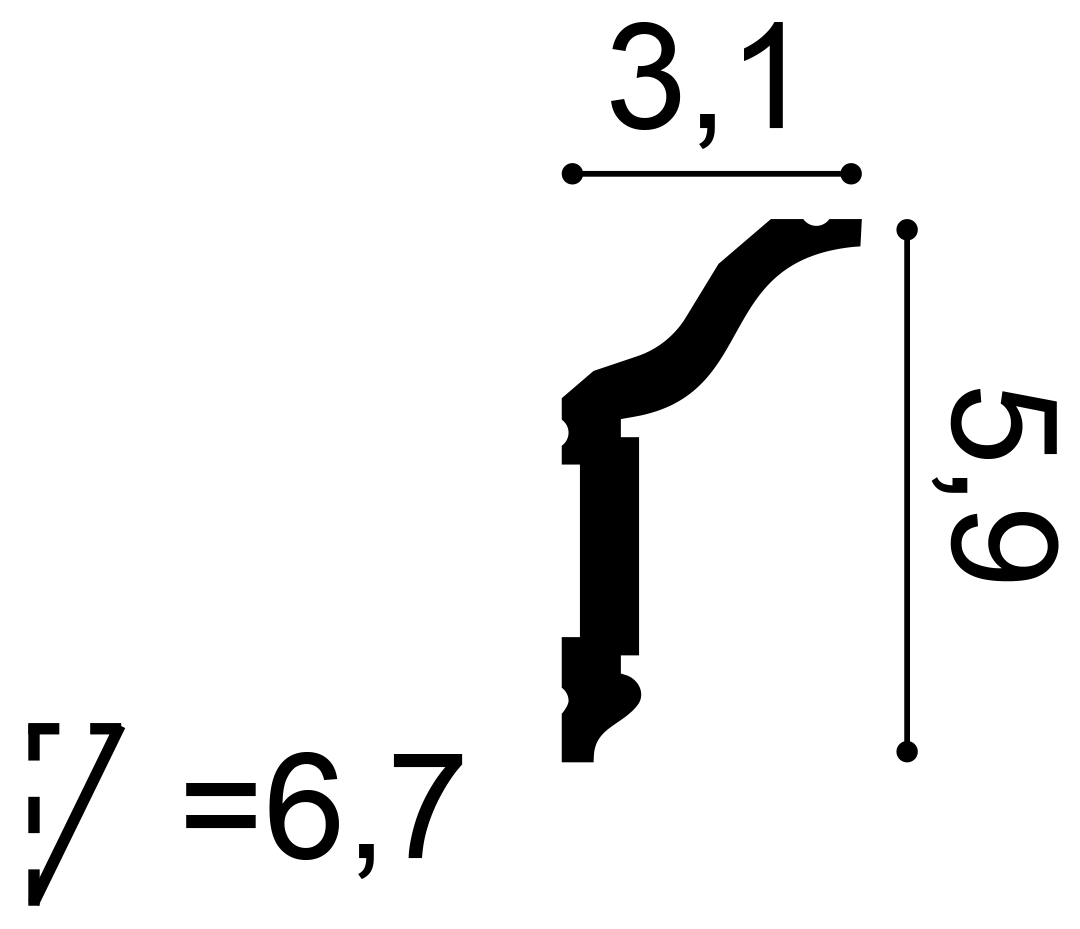 Orac Decor CX141 mennyezeti elem