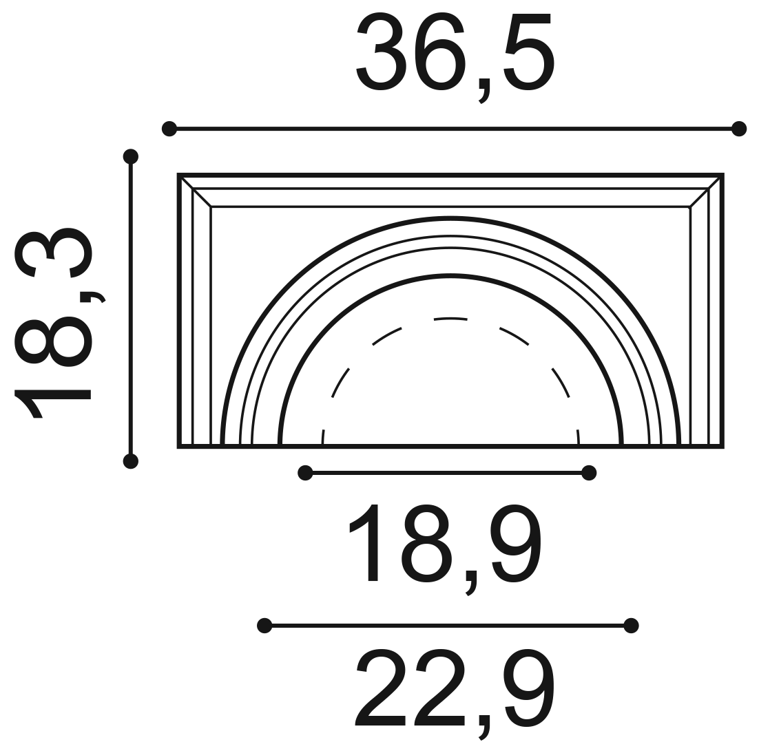 Orac Decor K1111 dekorelem