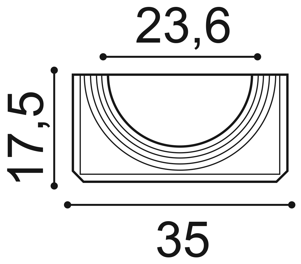 Orac Decor K1131 dekorelem