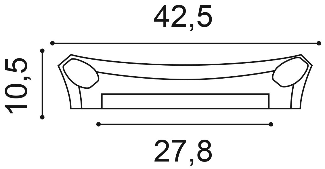 Orac Decor K251 dekorelem