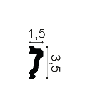 Orac Decor PX117 fali elem