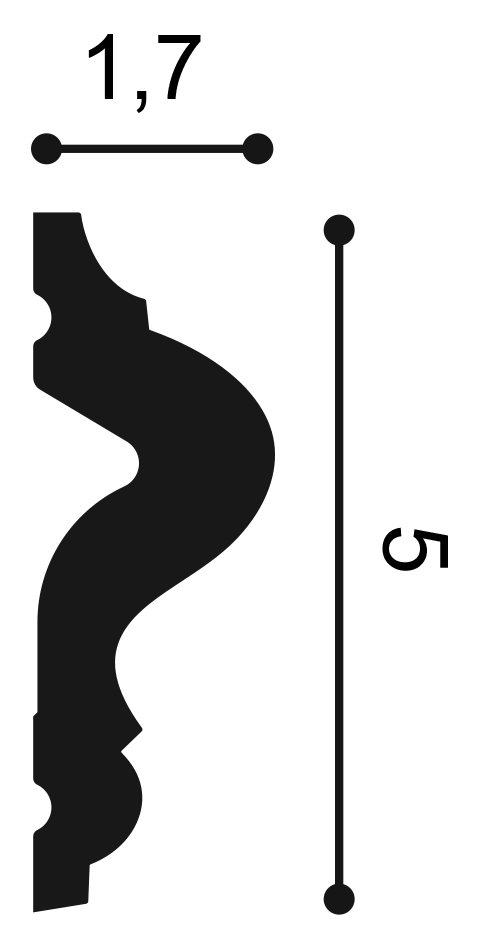 Orac Decor PX175 fali elem