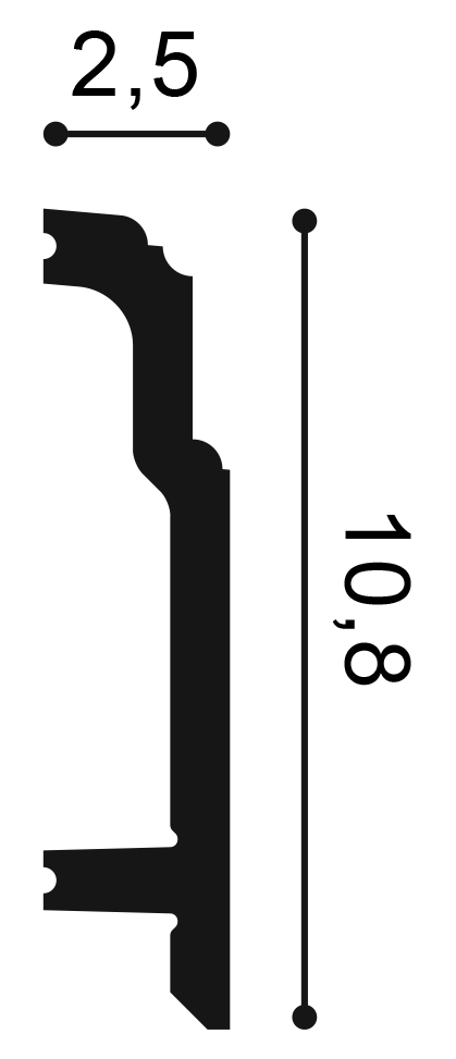 Orac Decor SX155 lábazat