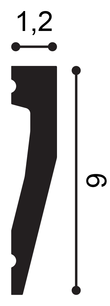 Orac Decor SX159 lábazat