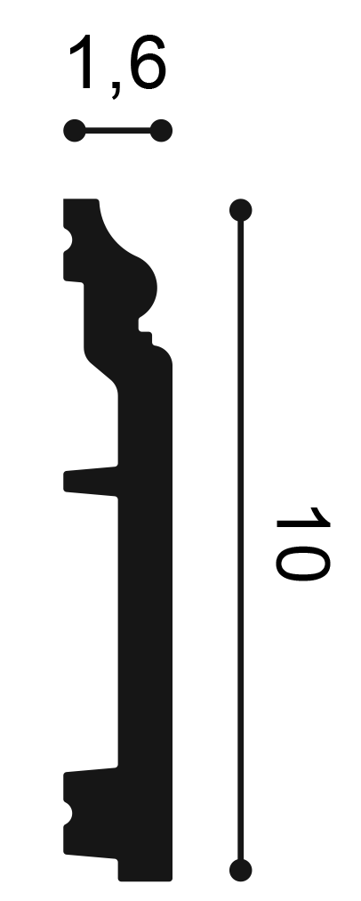 Orac Decor SX173-RAL9003 lábazat