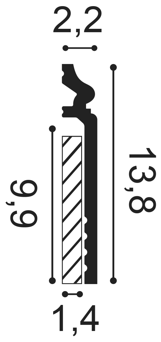 Orac Decor SX186 lábazat