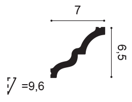 Orac Decor C325 mennyezeti elem