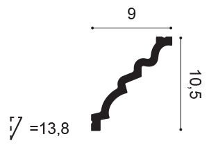 Orac Decor C326 mennyezeti elem