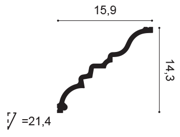 Orac Decor C327 mennyezeti elem