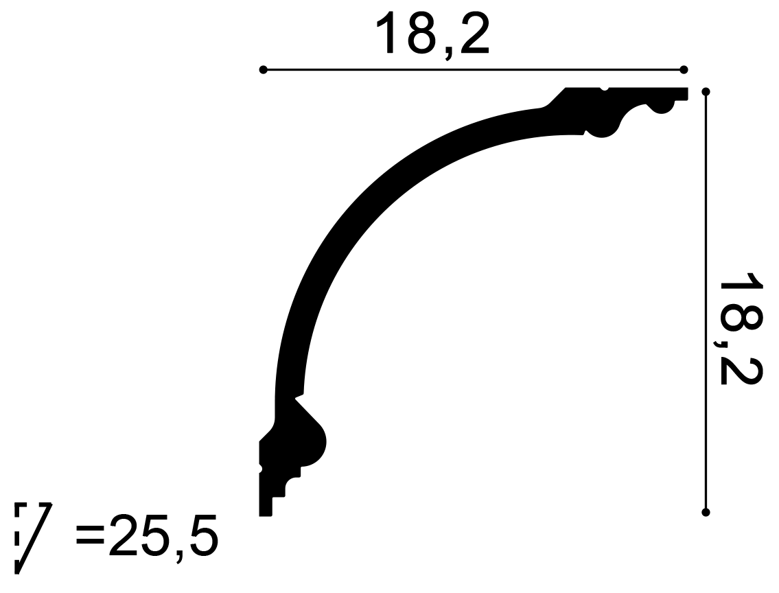 Orac Decor C338B mennyezeti elem