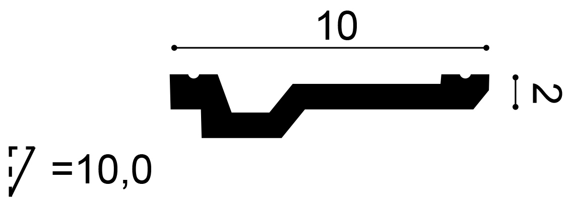 Orac Decor C356 mennyezeti elem