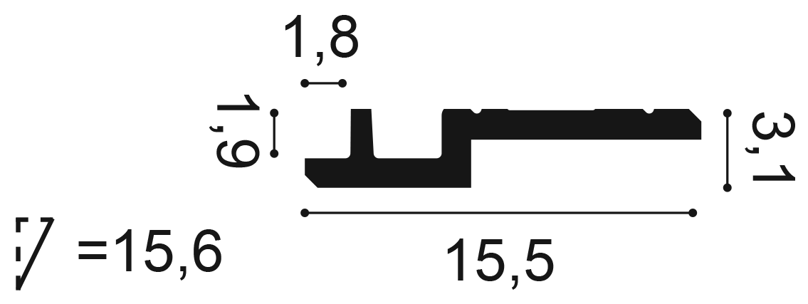 Orac Decor C395 mennyezeti elem
