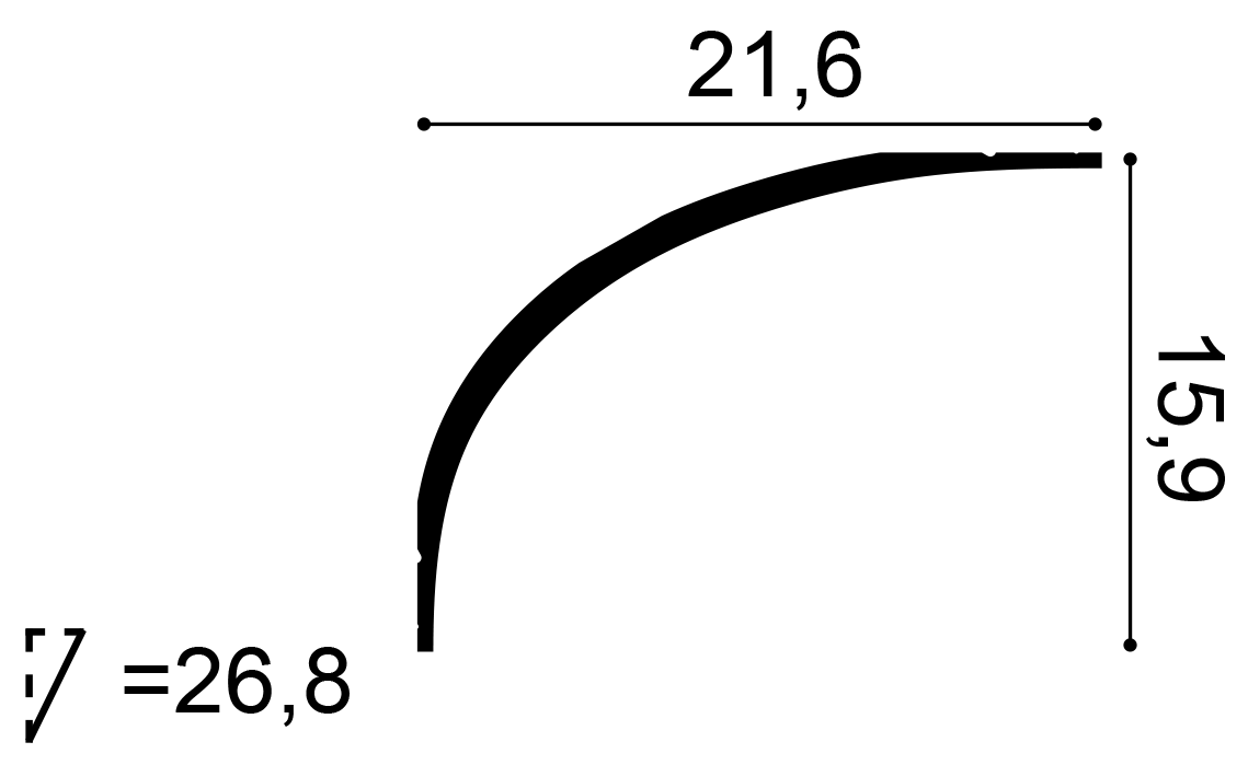 Orac Decor C990 mennyezeti elem