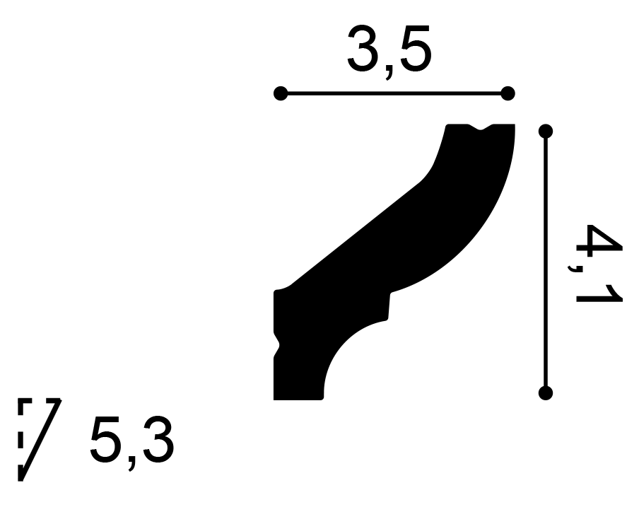 Orac Decor CB501N mennyezeti elem