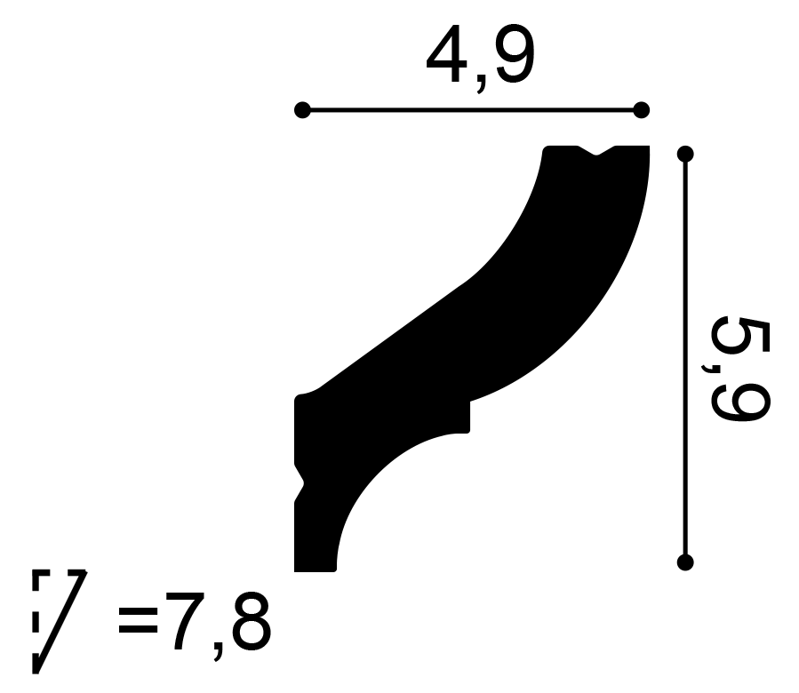 Orac Decor CB502N mennyezeti elem