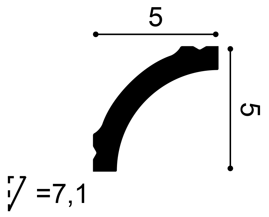 Orac Decor CB521N mennyezeti elem