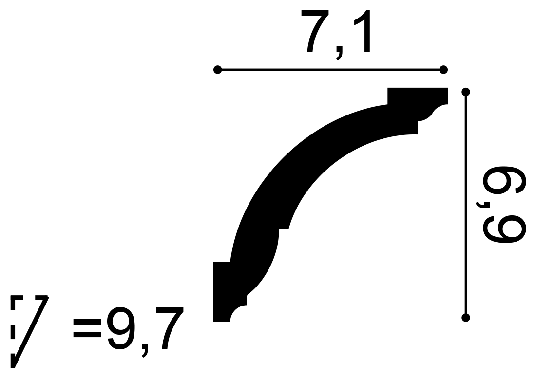 Orac Decor CX100F mennyezeti elem