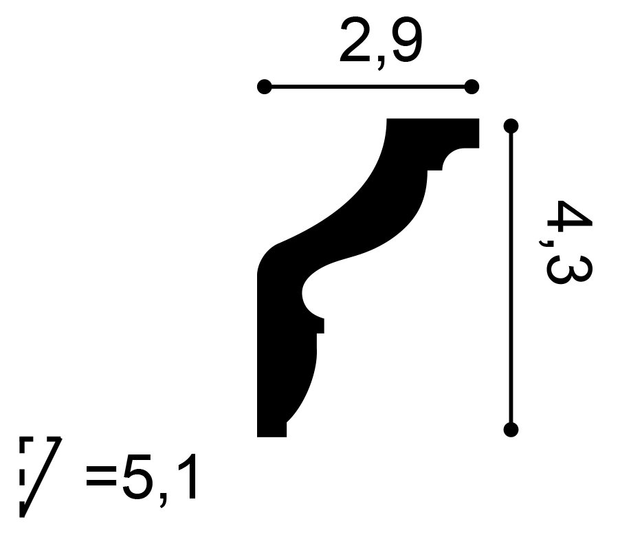 Orac Decor CX148 mennyezeti elem