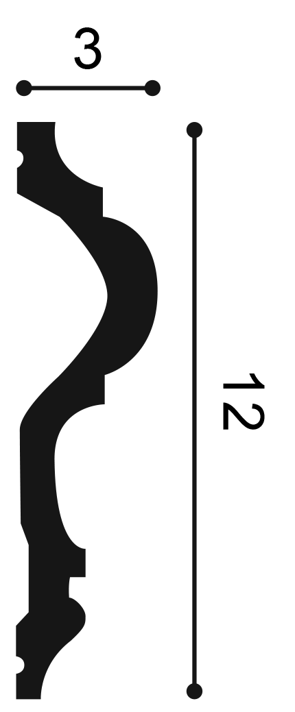 Orac Decor P8050 fali elem