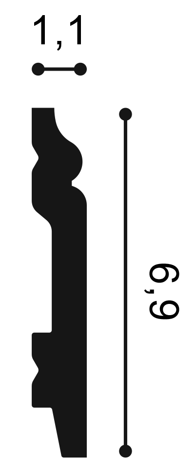 Orac Decor SX165 lábazat