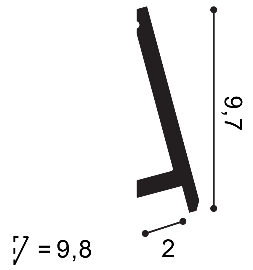 Orac Decor SX179 rejtett világítás