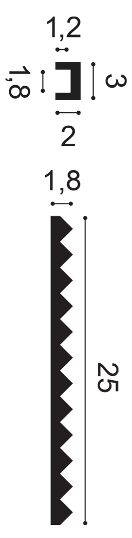 Orac Decor W108 3D falburkolat