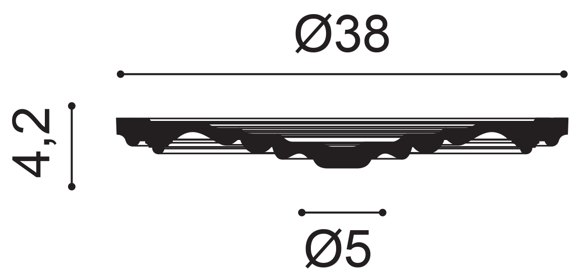 Orac Decor R08 dekorelem